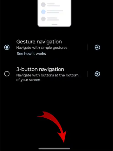 Hide Gesture nav android