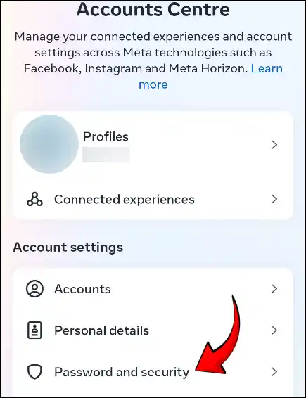 Instagram Password and Security