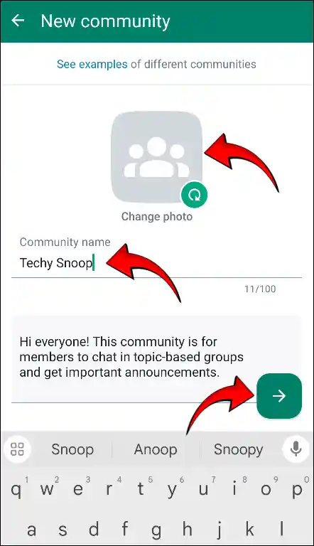 WhatsApp Community Creation Process