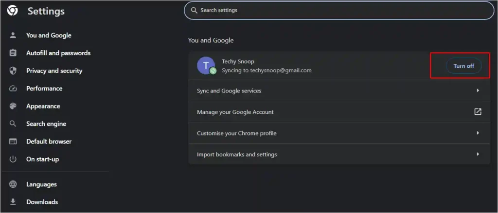 laptop chrome browser sync