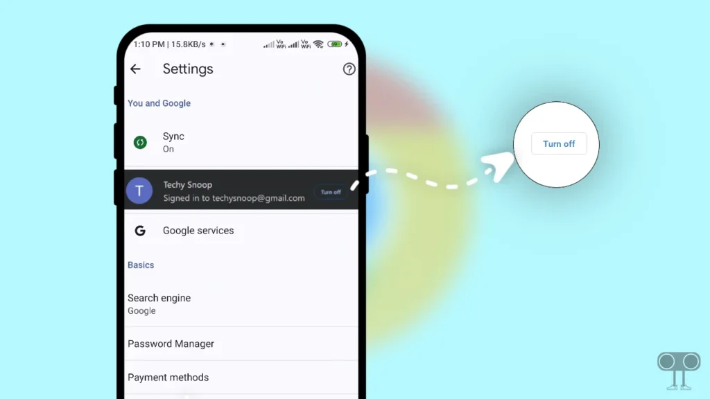 How to Turn Off Sync on Chrome Browser