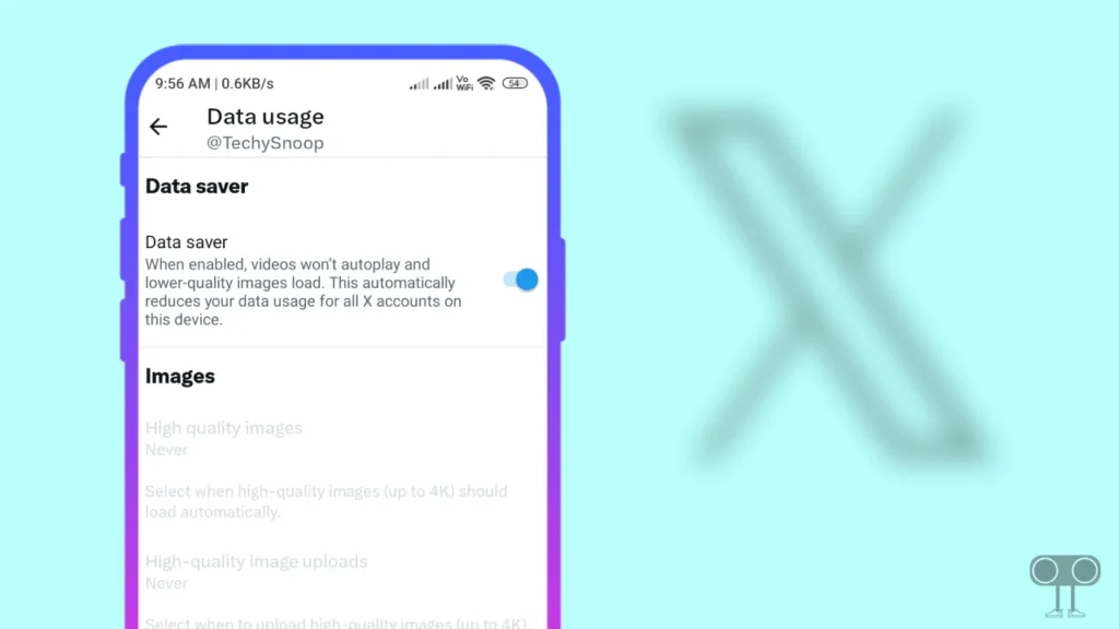 How to Turn On Data Saver on 𝕏 (Twitter)