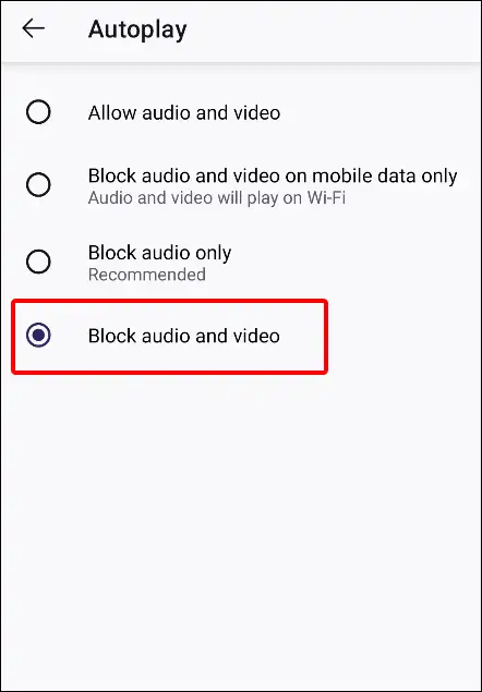 firefox settings autoplay block audio and video