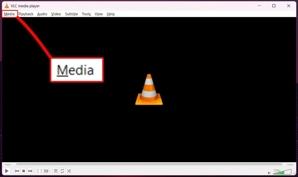 vlc player media