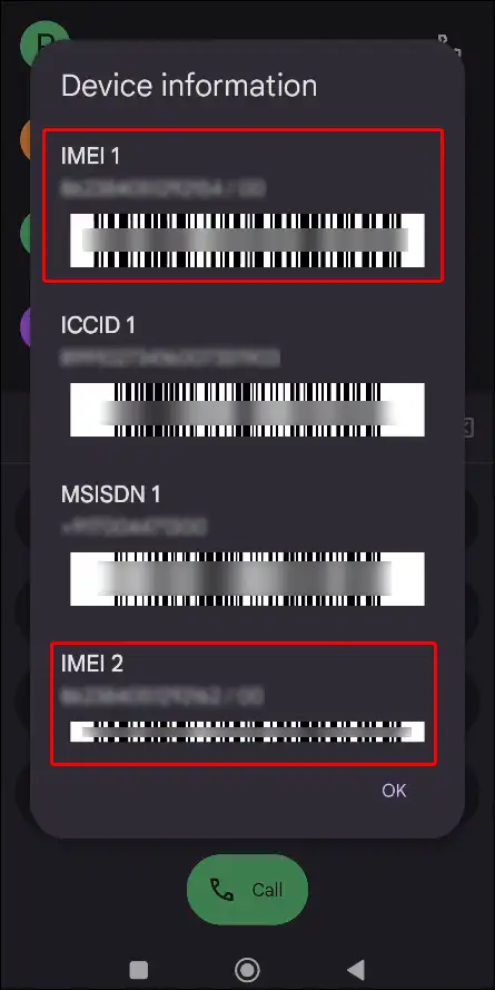 Check IMEI Number by Dialling USSD Code