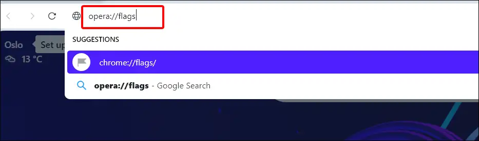 desktop opera://flags