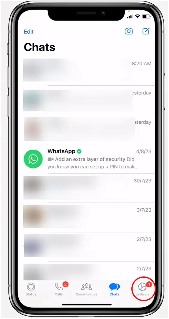 Disable Read Receipts on WhatsApp for iPhone