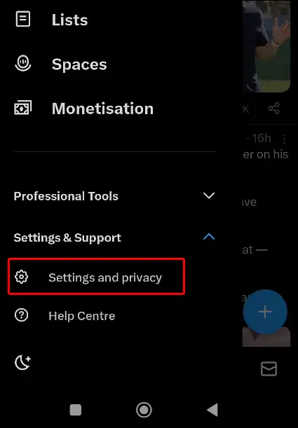 x twitter settings and privacy
