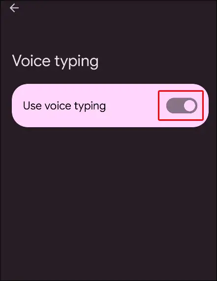 gboard keyboard voice typing enable