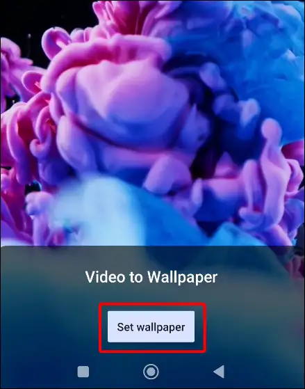 video to wallpaper