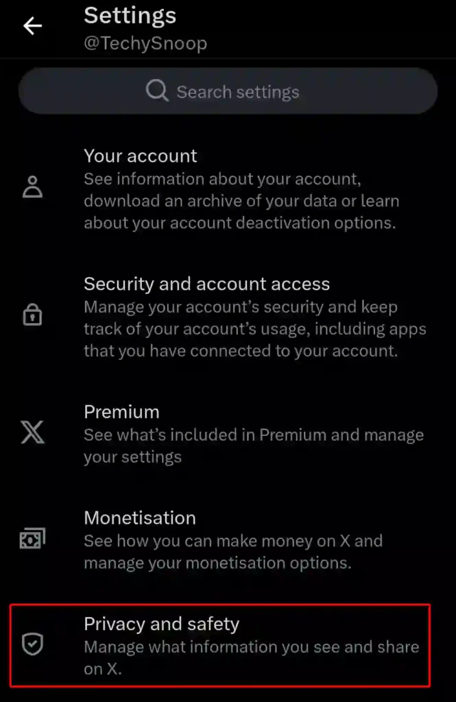 x twitter privacy and safety