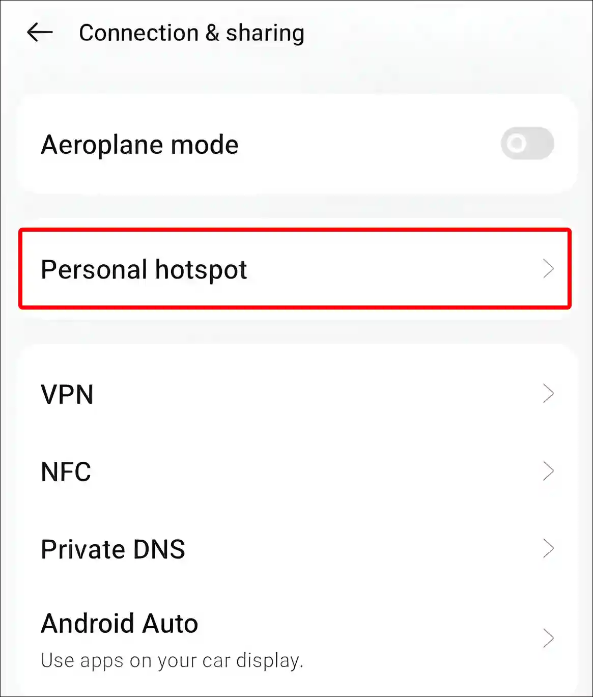 android personal hotspot