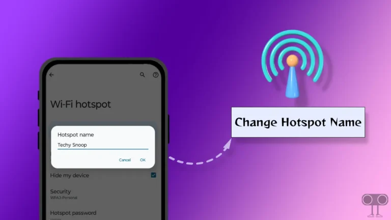How to Change Hotspot Name on Android & iPhone