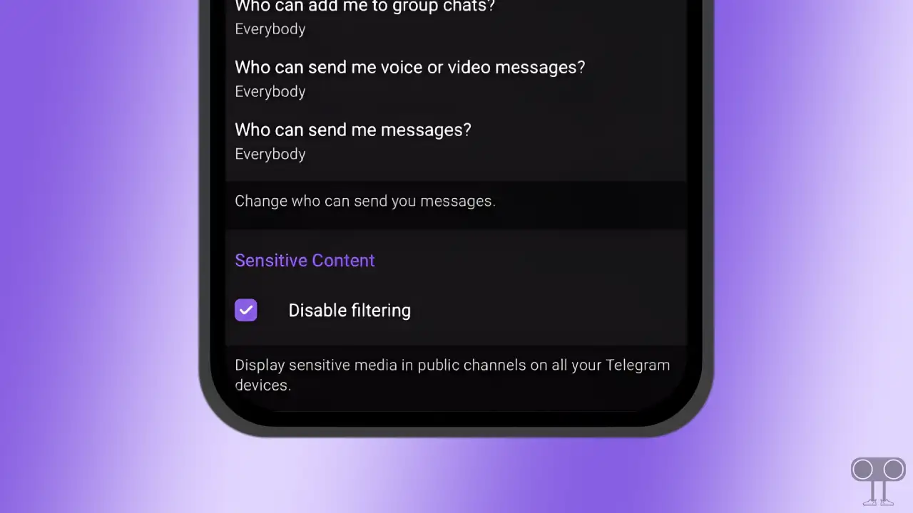How to Enable Sensitive Content on Telegram