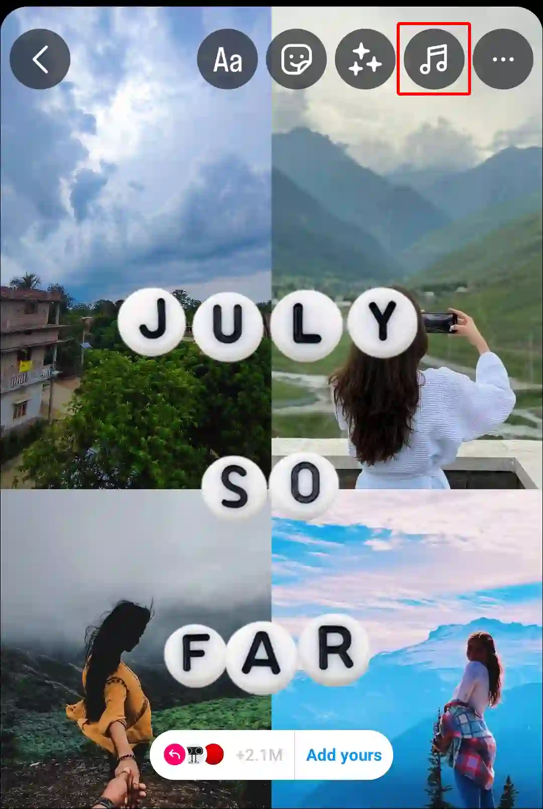 instagram july so far add yours