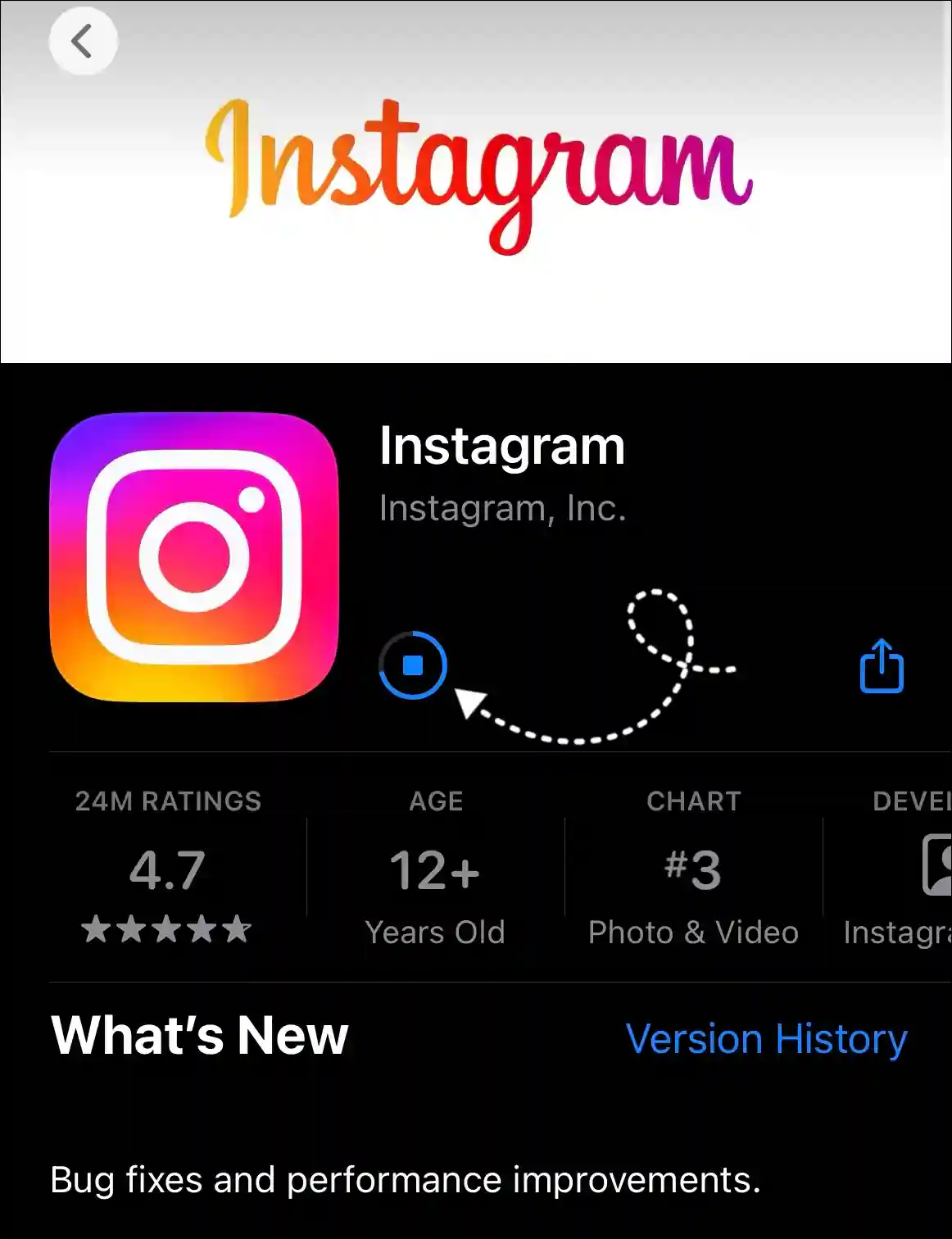 iphone instagram app reinstall