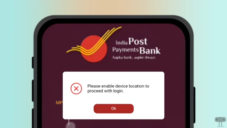 Fix 'Please enable device location to proceed with login.' in IPPB App