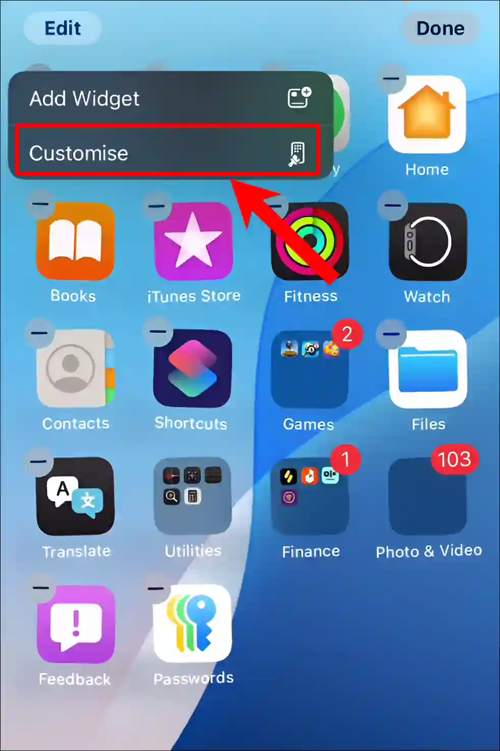 remove app names from iphone home screen