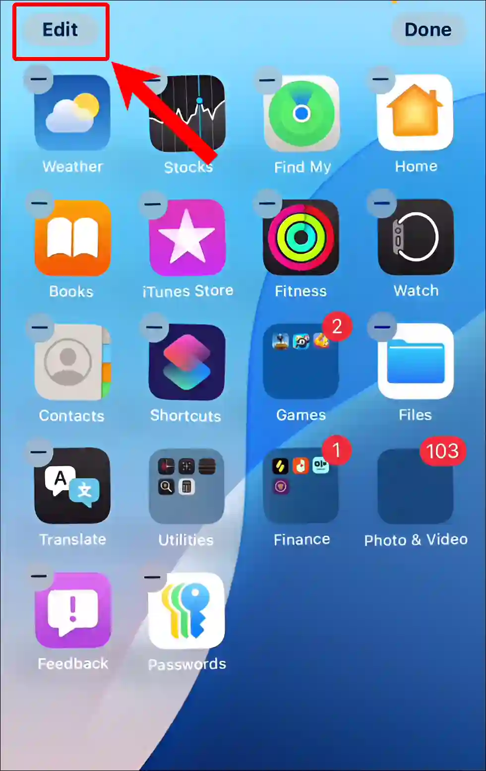 remove app names from iphone home screen