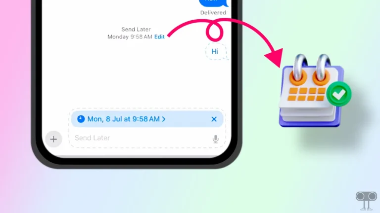 How to Schedule a Text Message to Send Later on iPhone