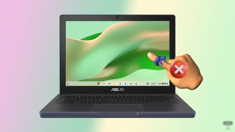 How to Disable Touchscreen on Chromebook