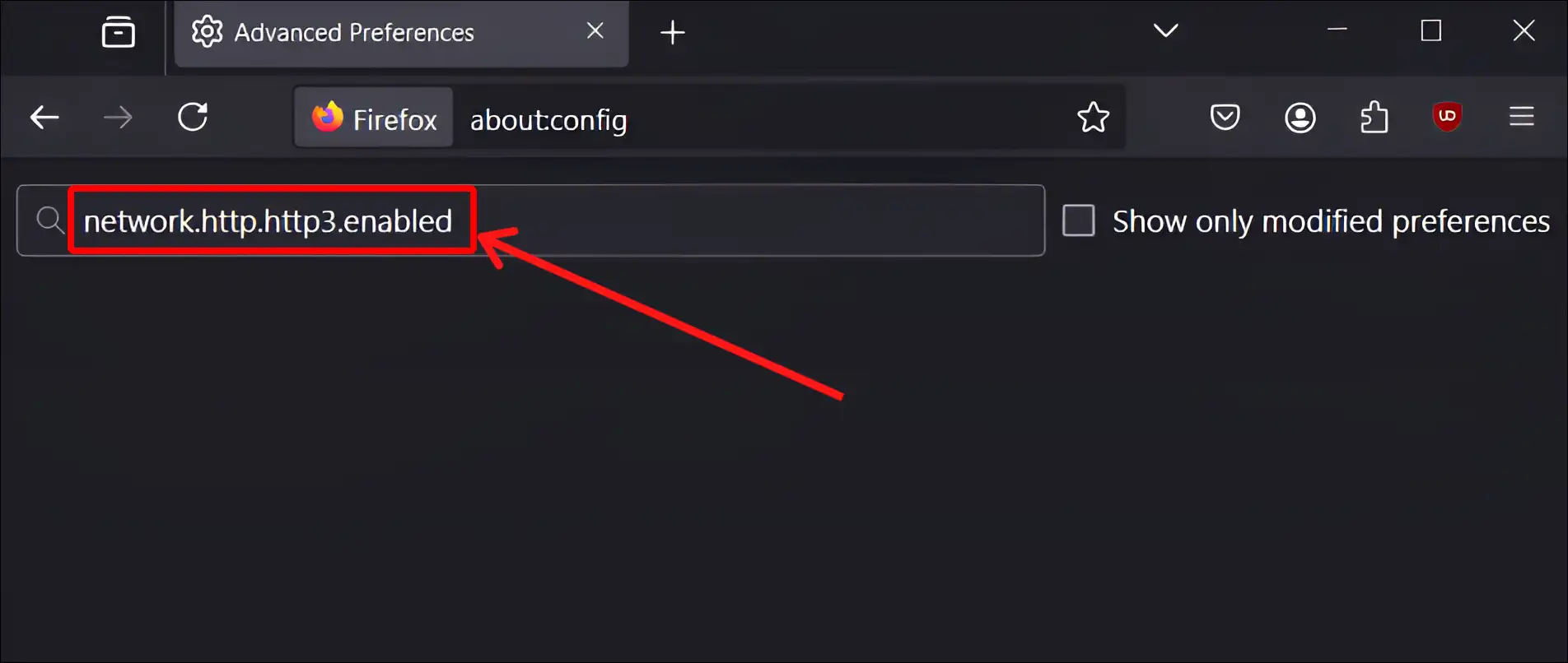firefox network.http.http3.enabled