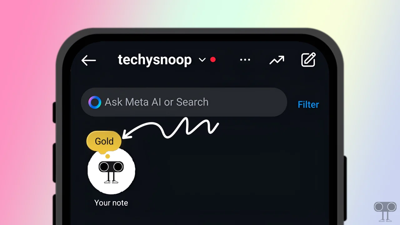 How to Get Gold Notes on Instagram