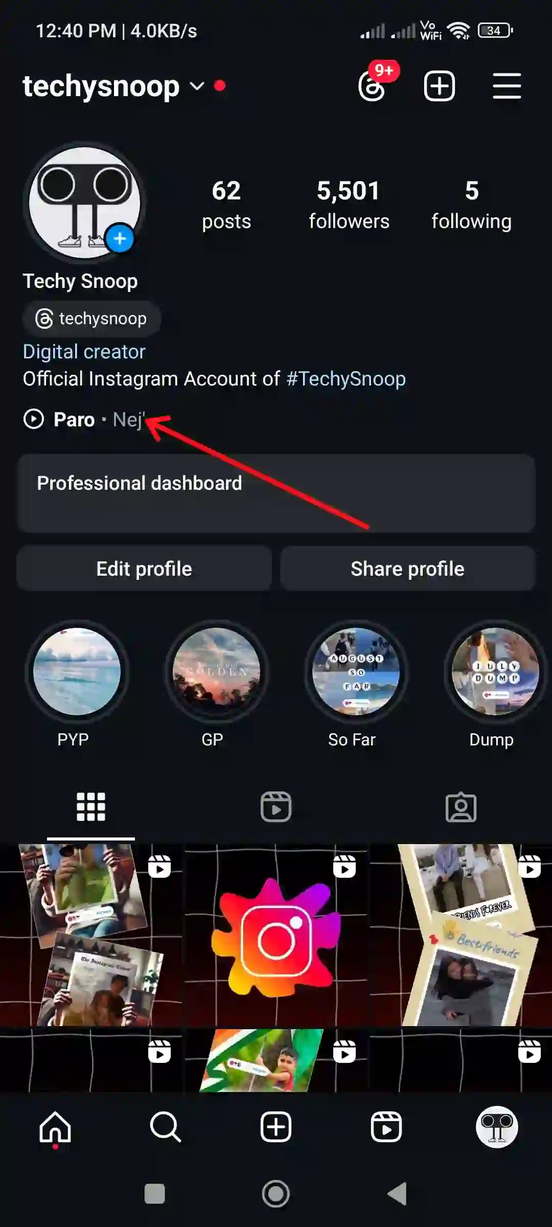 instagram add music to your profile bio