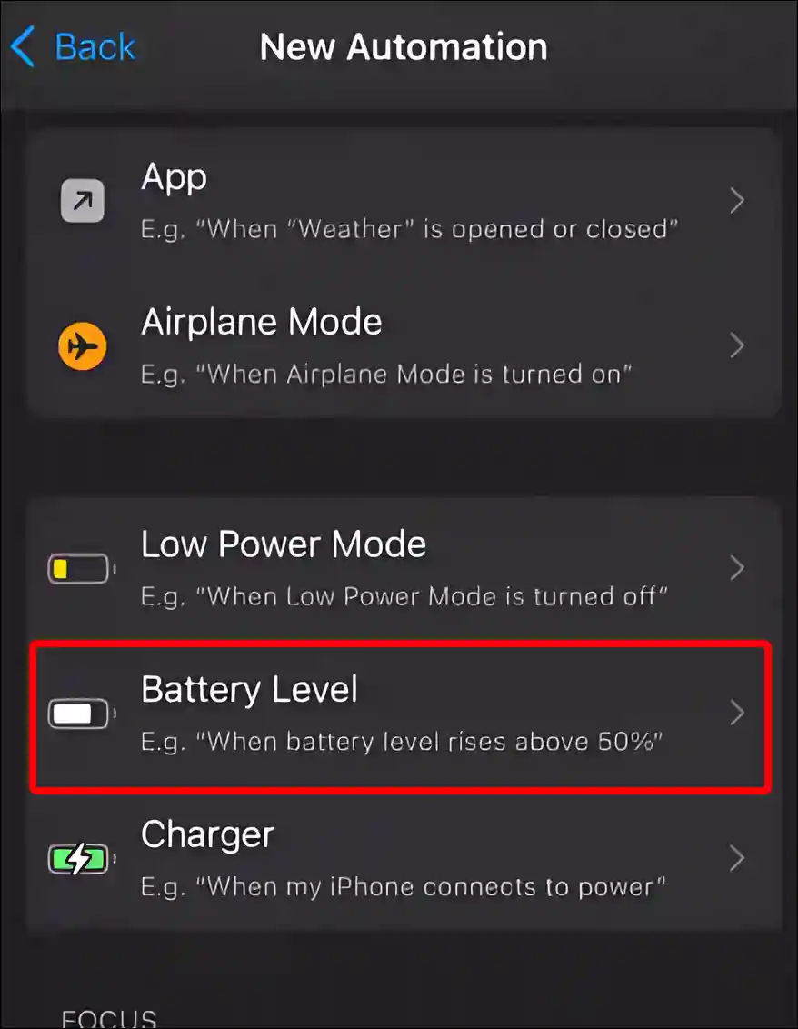 turn on low power mode iphone automatically