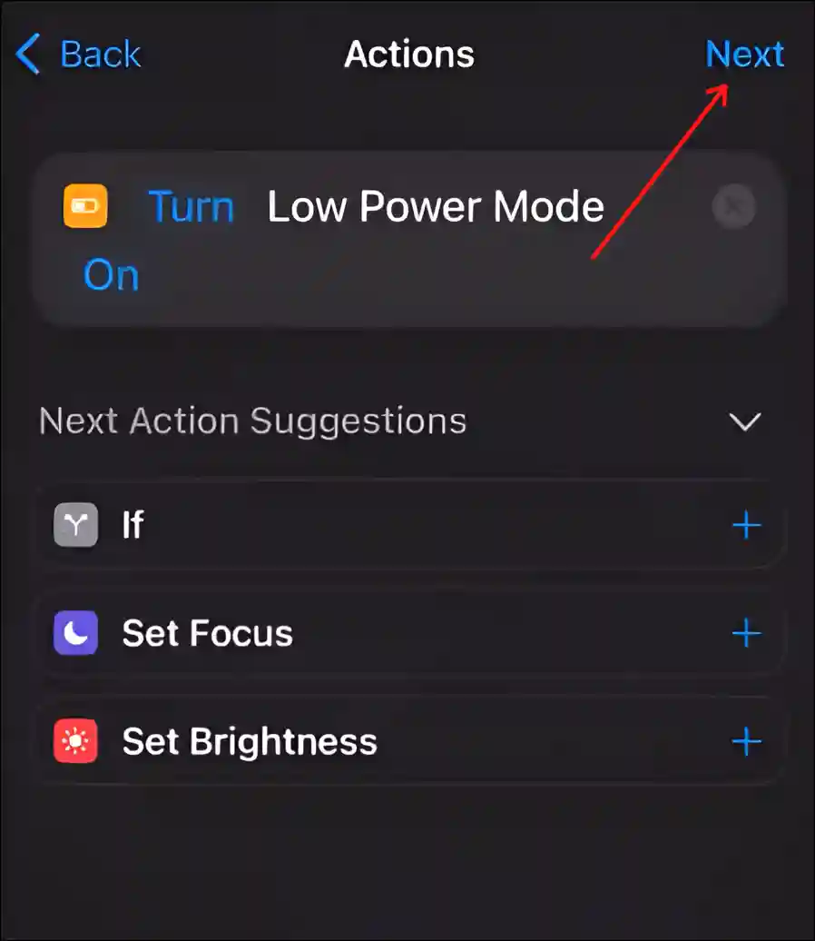 turn on low power mode iphone automatically