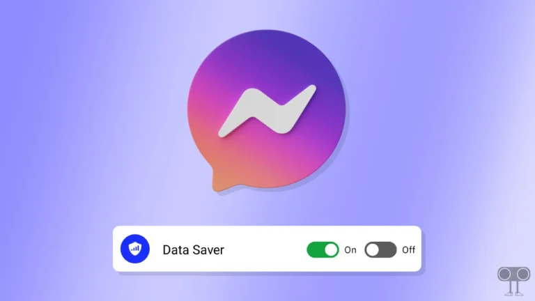 How to Enable or Disable Data Saver Mode in Messenger