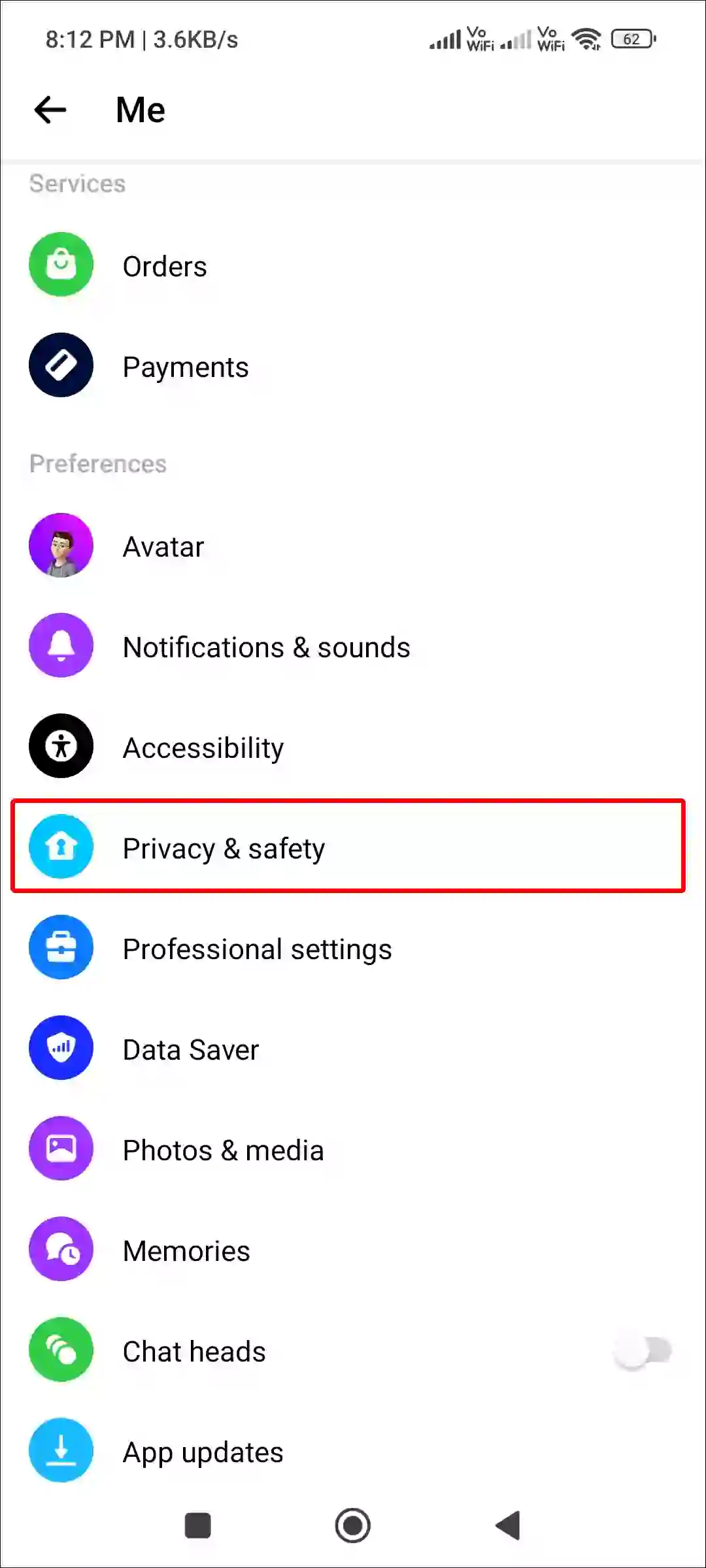 facebook messenger privacy and safety