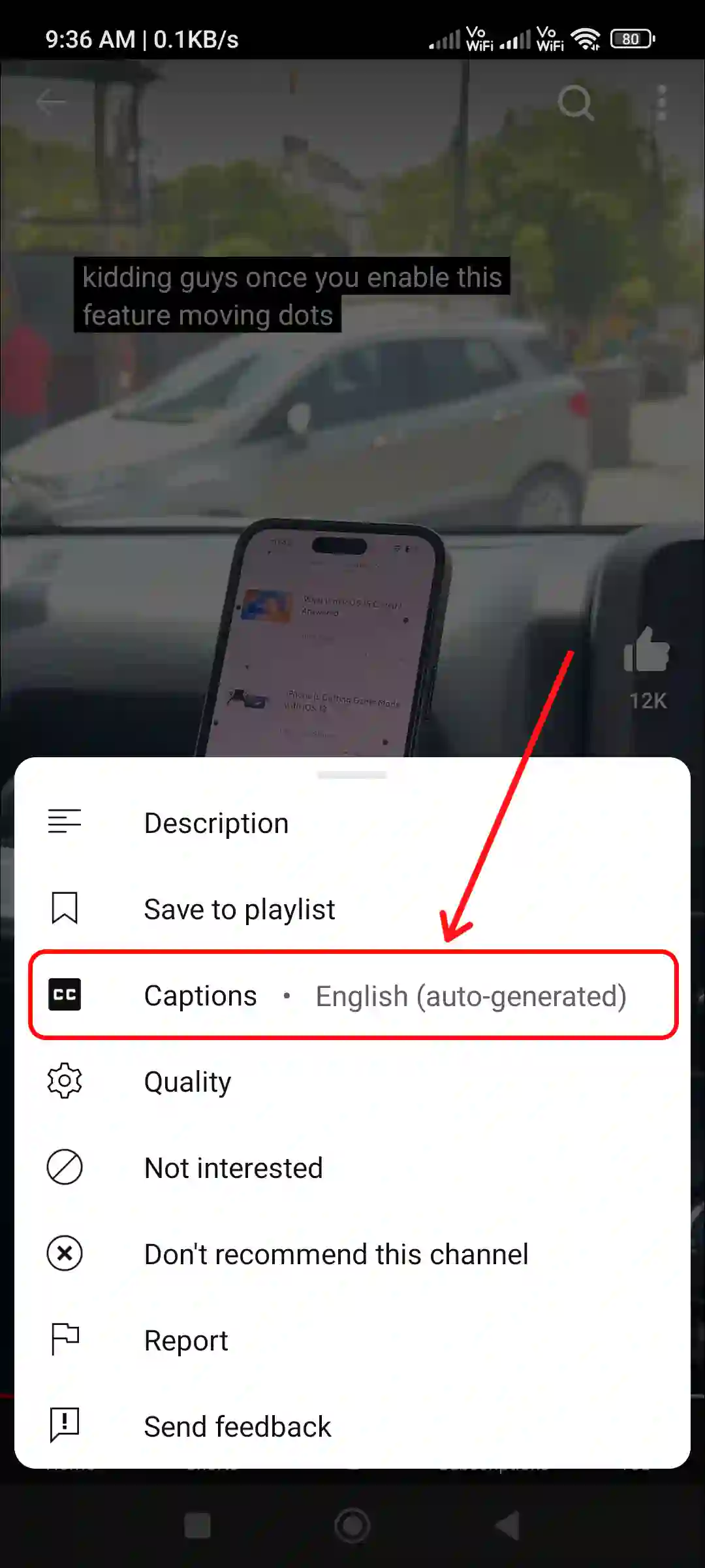 youtube app shorts auto generated captions turn off