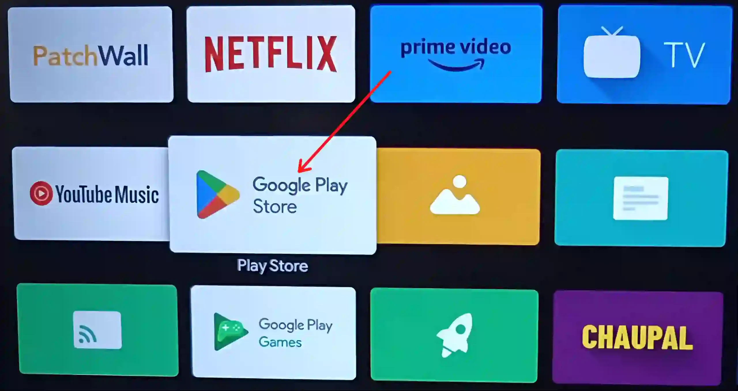 google smart tv play store