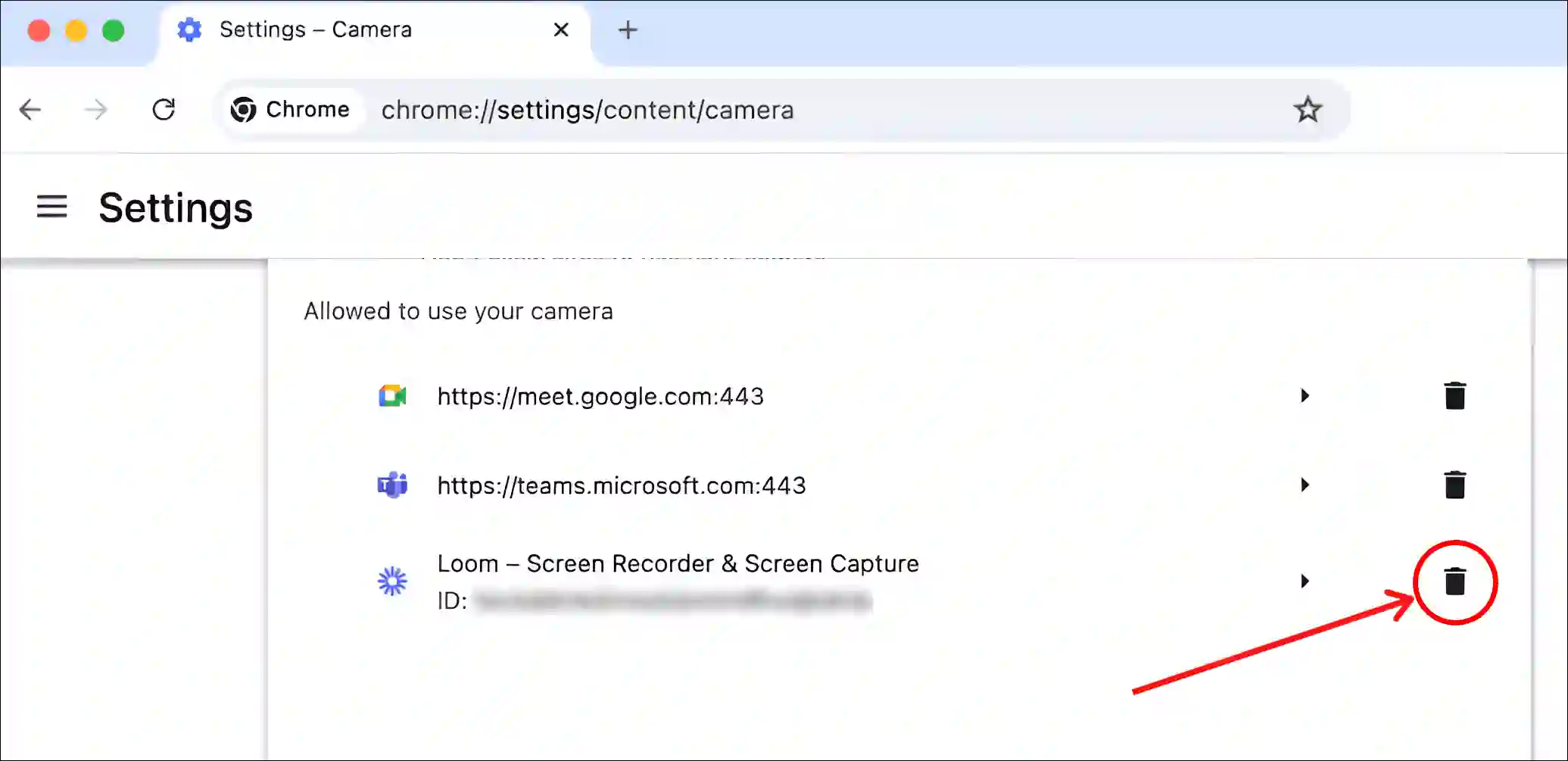 mac chrome camera permissions