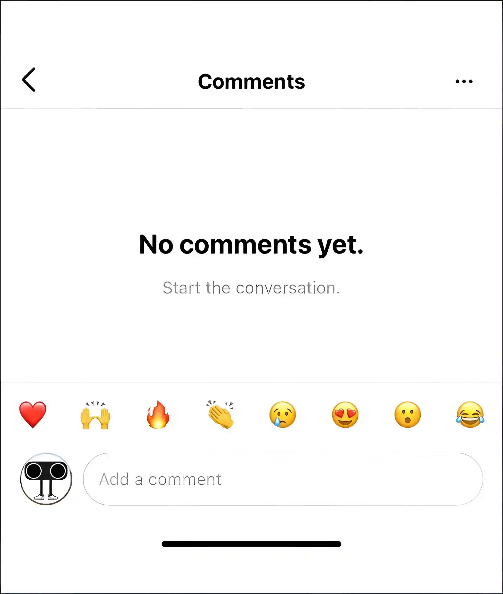 no comments yet start the conversation instagram