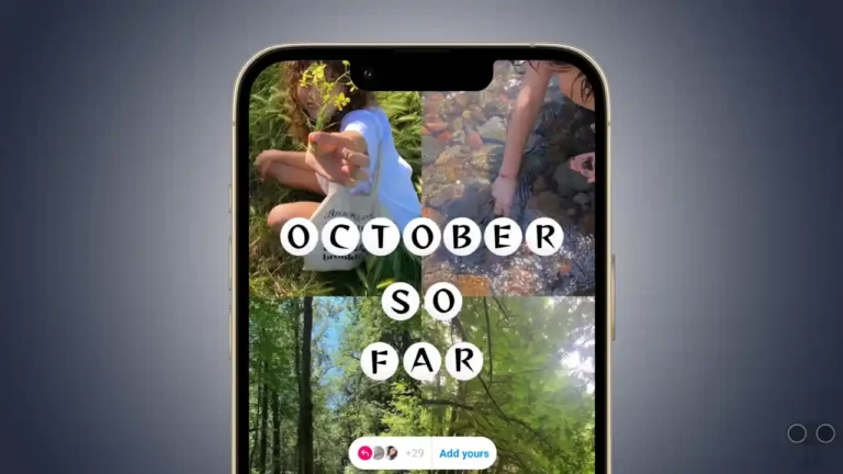 How to Use 'October So Far' Instagram Story Template