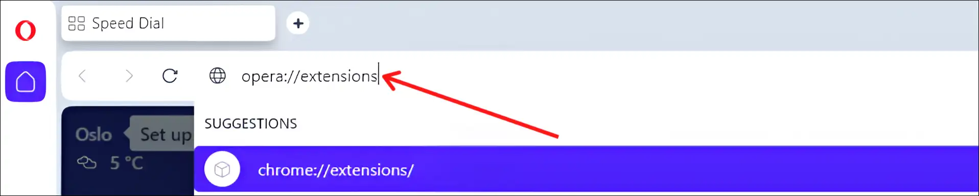opera://extensions
