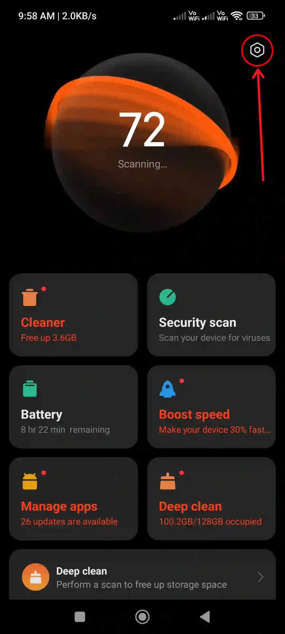 xiaomi security app settings