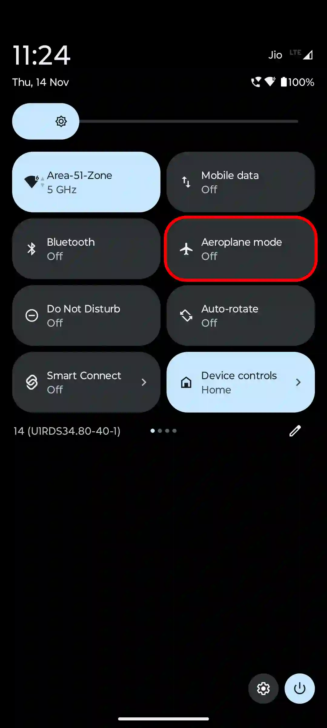 android airplane mode off