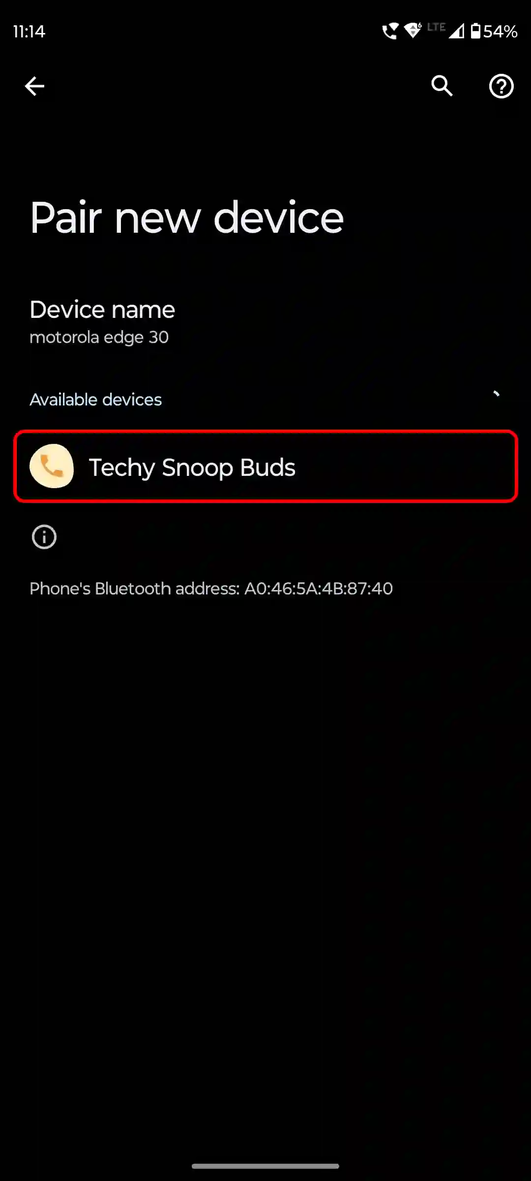 android bluetooth device reconnect