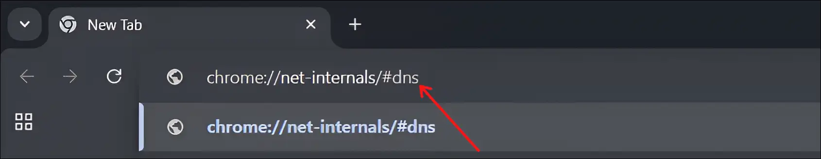 desktop chrome://net-internals/#dns