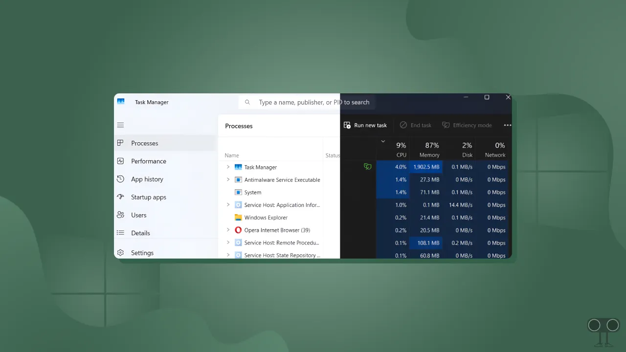 How to Enable or Disable Dark Mode in Task Manager on Windows 11