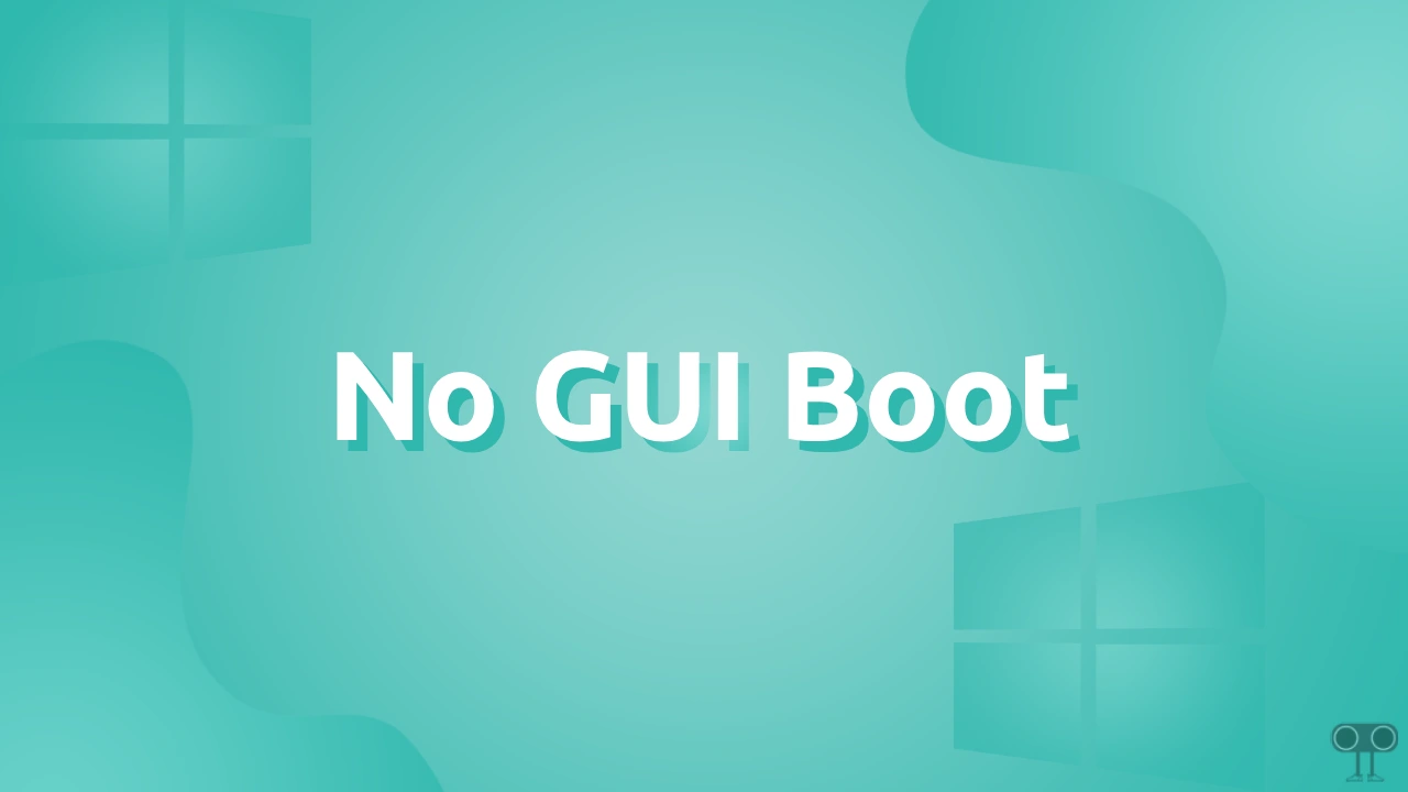 Enable or Disable No GUI Boot in Windows 11