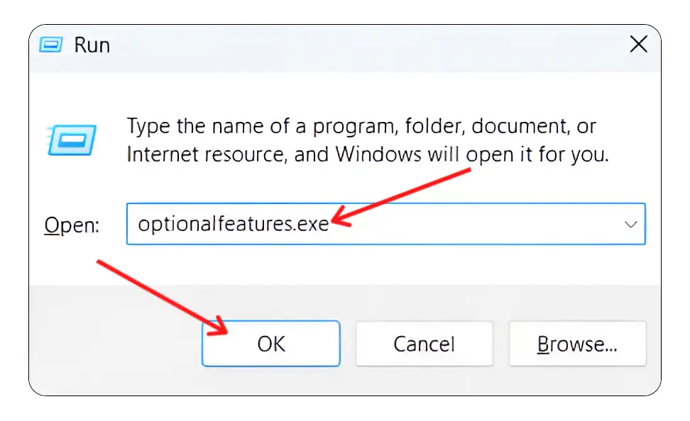 optionalfeatures.exe windows 11