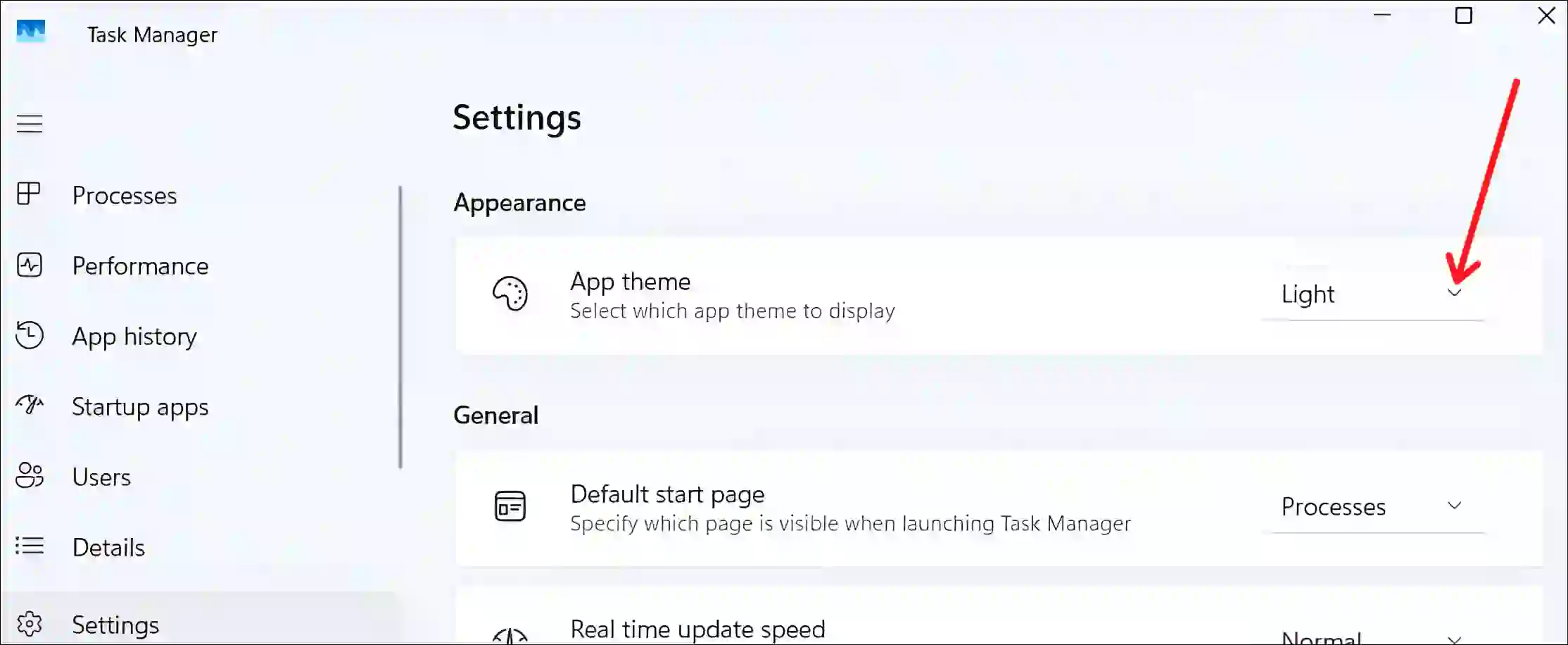 task manager app theme