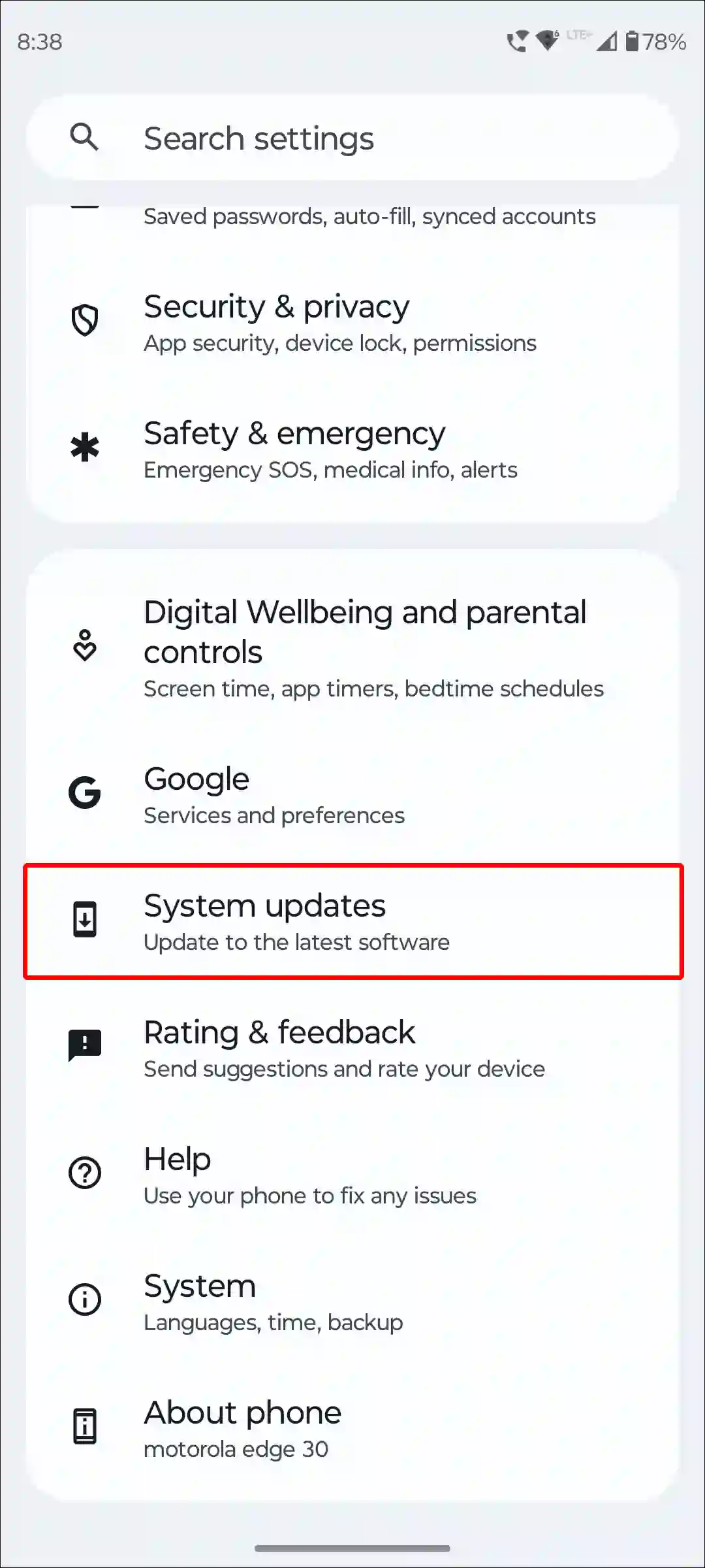 android system updates