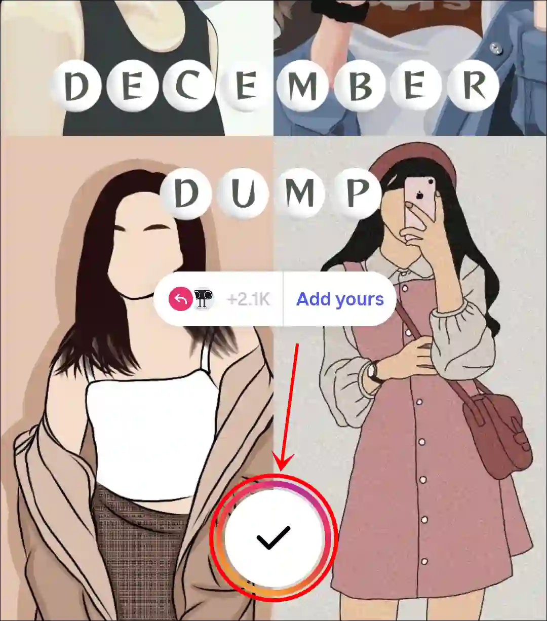 december dump story image done