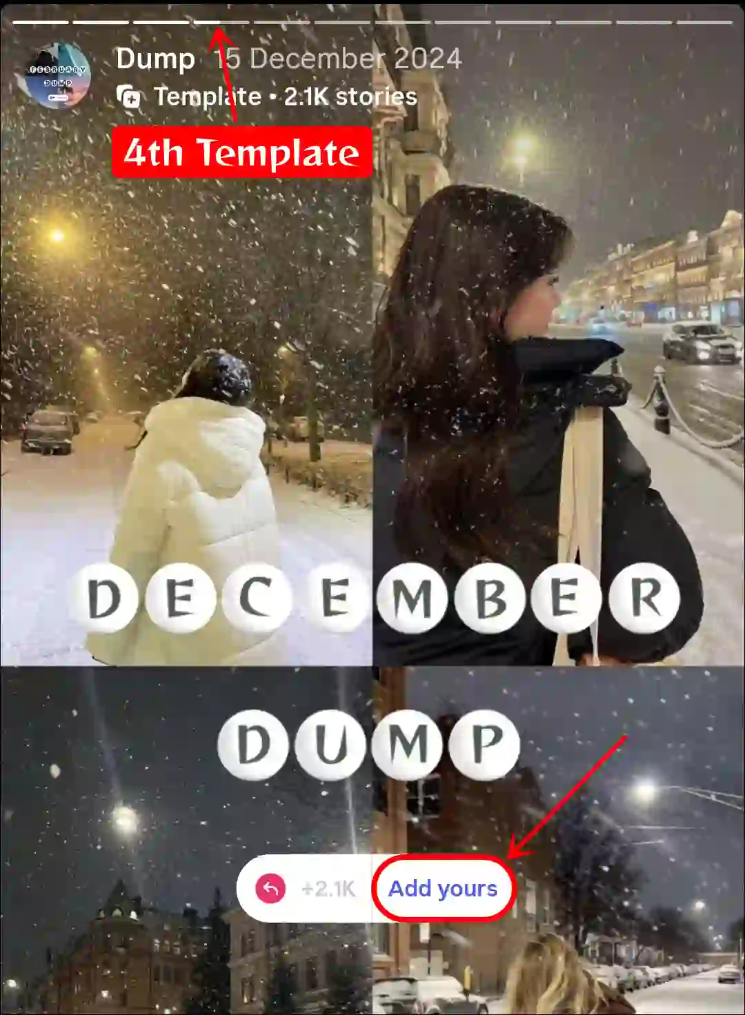 december dump story