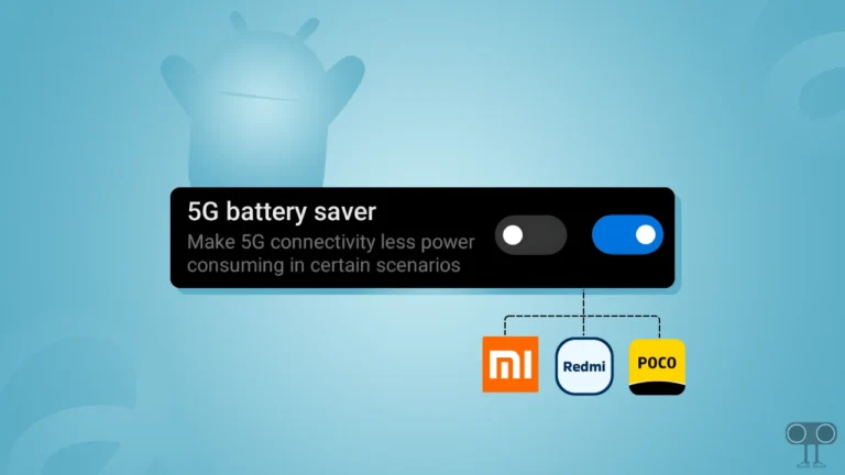 2 Ways to Enable (or Disable) 5G Battery Saver on Redmi, Xiaomi or POCO